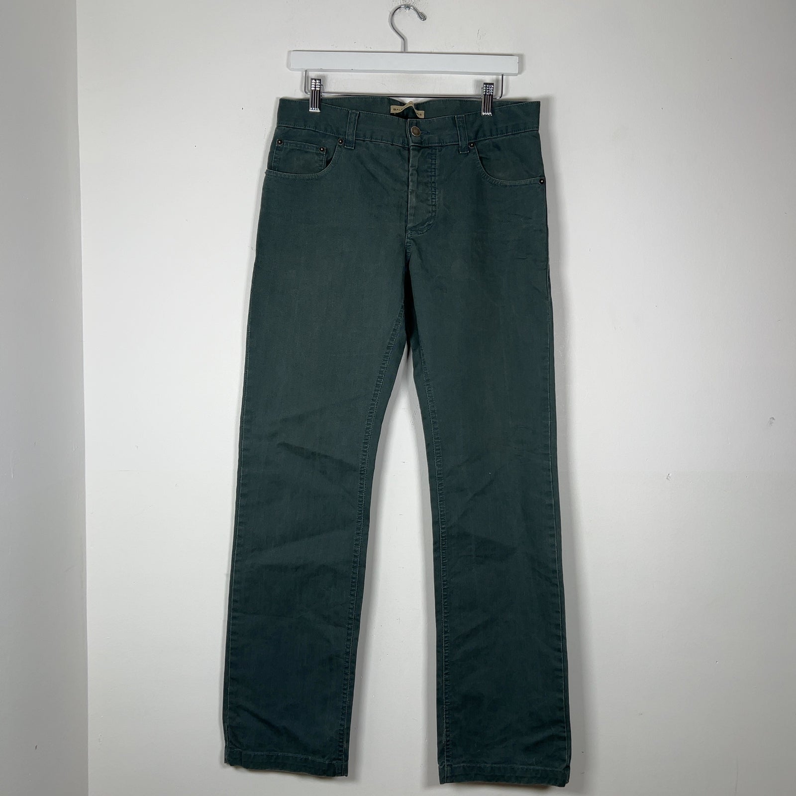 Balenciaga Vintage Straight Leg 5-Pocket Denim Jeans
