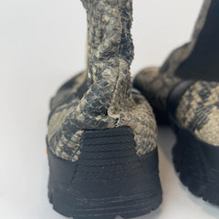 1017 ALYX 9SM Snakeskin Vibram Boots