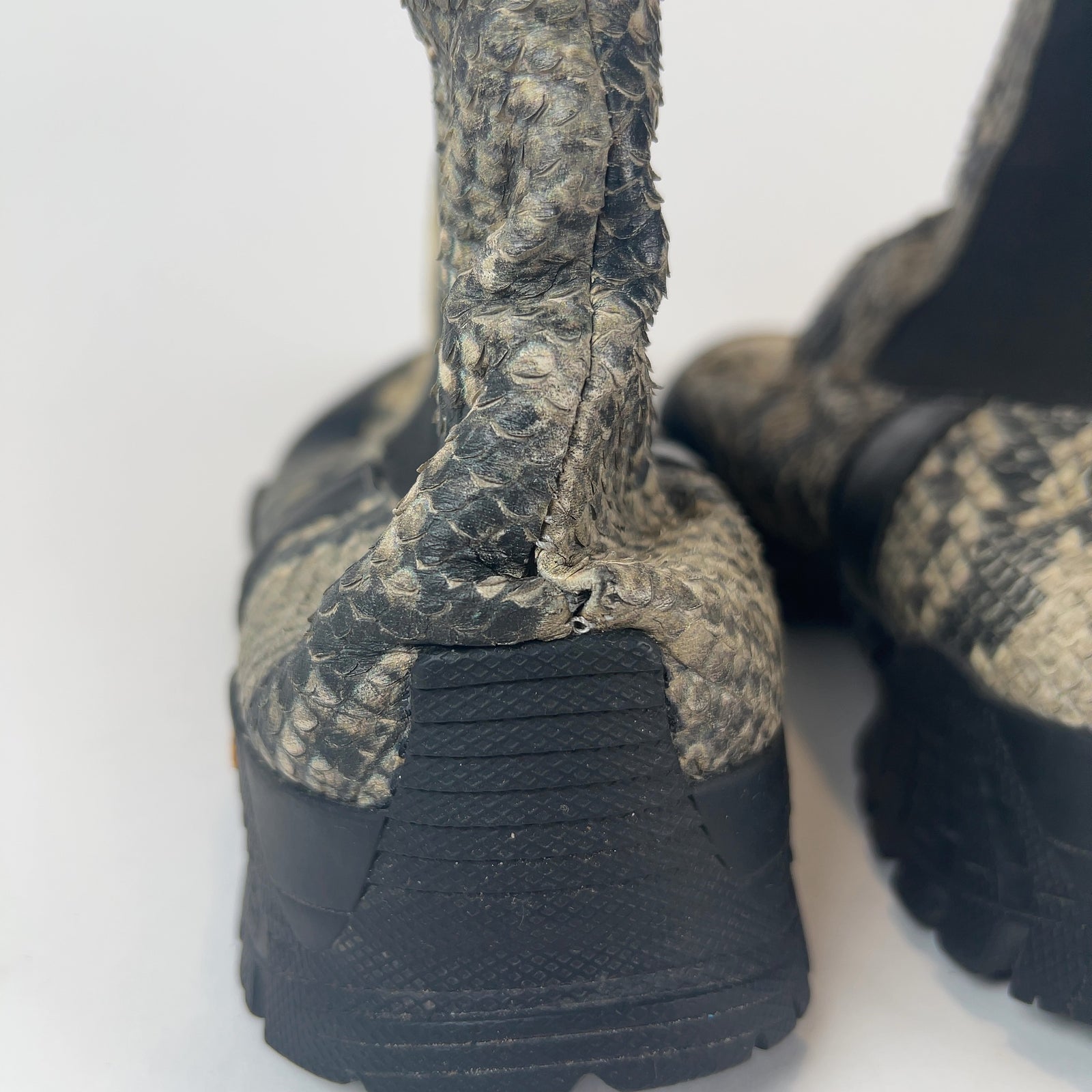 1017 ALYX 9SM Snakeskin Vibram Boots