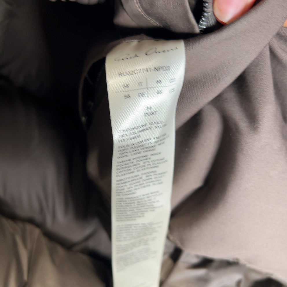 Rick Owens FW23 Luxor Mountain Down Puffer Jacket