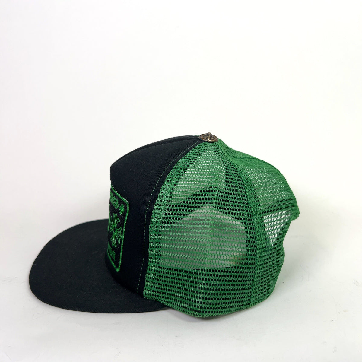 Chrome Hearts Green Hollywood Trucker Hat