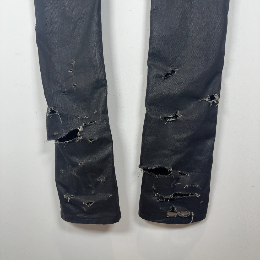 Dior SS04 'Strip' Denim Jeans