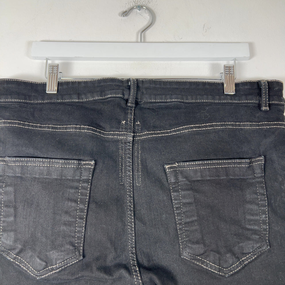 Rick Owens Detroit Black Jeans