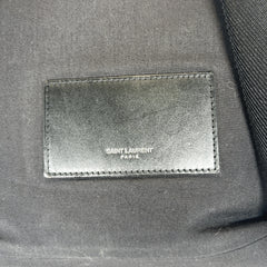 Saint Laurent Double Leather Strapped Backpack