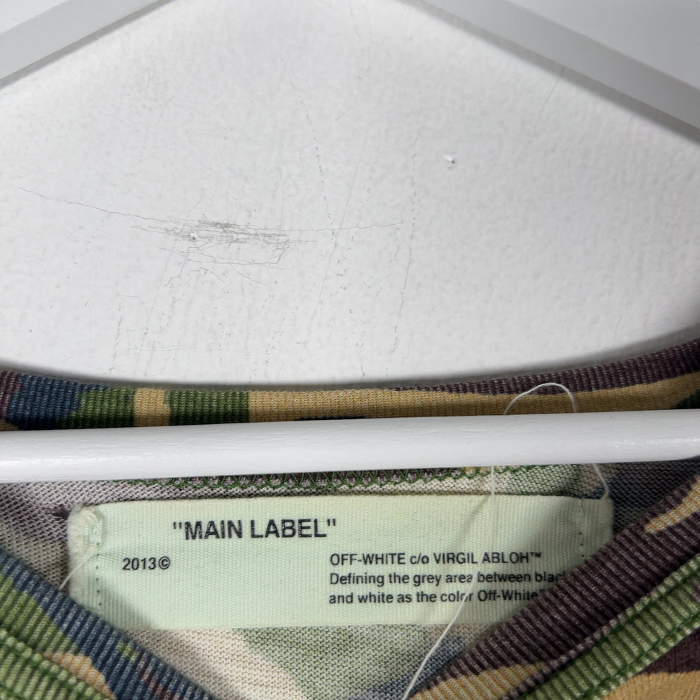 Off-White Camoflauge 'Piece By Design' T-Shirt Size M