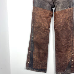 Acne Studios Trompe L'Oeil Cotton 'Chaps' Jeans