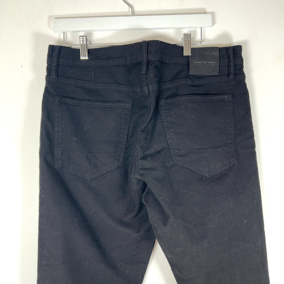 Tom Ford Black Cotton Pants