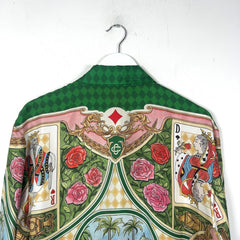 Casablanca 'Le Jardin Des Cartese' Silk Button-Up Shirt