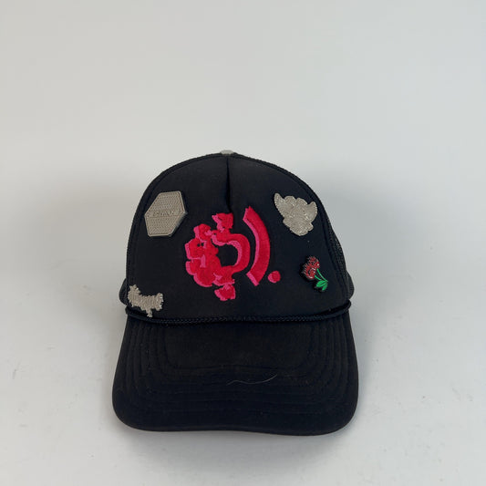 B.bstroy x Denim Tears Pink Logo Pins Hat
