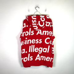 Supreme 2007 Illegal Business Controls America Zip-Up Hoodie