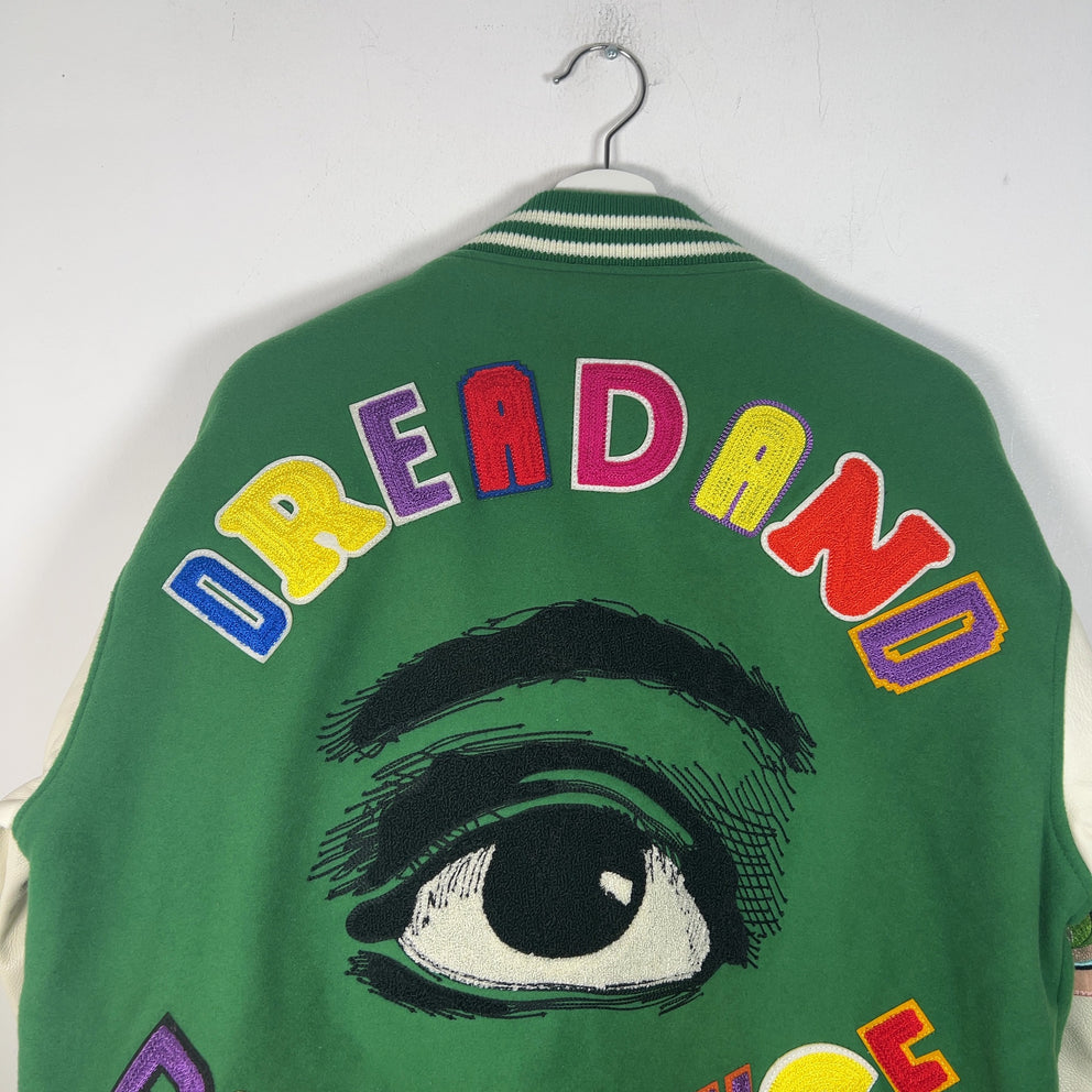 Saint Micheal x Takashi Murakami 'Jellyfish Eyes' Stadium Varsity Jacket
