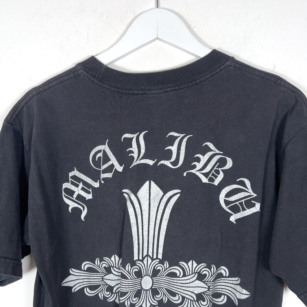 Chrome Hearts Malibu Cross Graphic Vintage T-Shirt