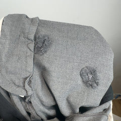 Thom Browne Woostered Woven Wool 4-Bar Pants