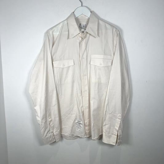 Maison Margiela White Button Up Shirt Size M