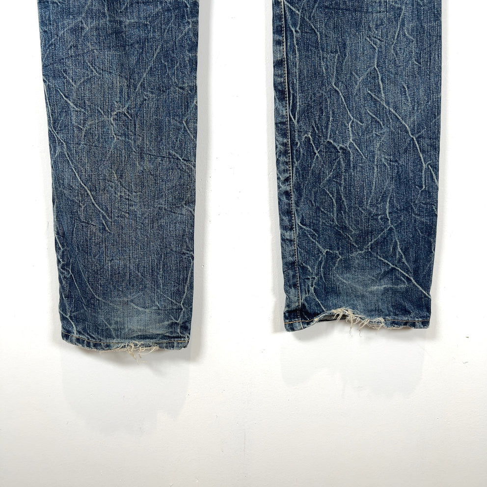 Hysteric Glamour 'Too Drunk To Fuck' Studded Lightwash Jeans