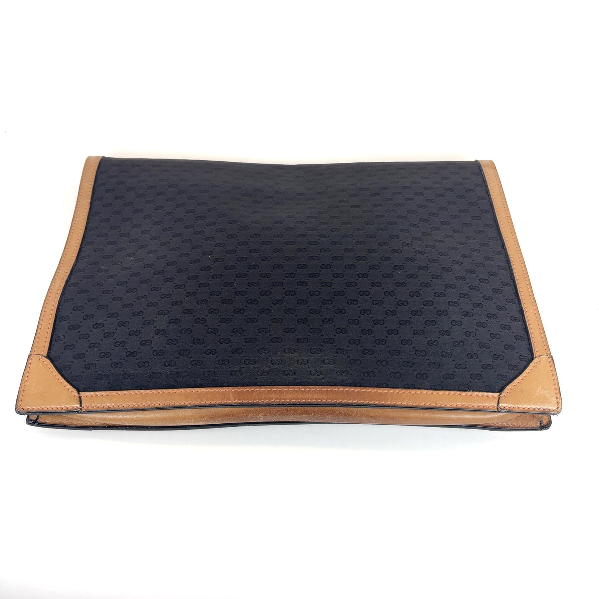 Gucci Vintage Micro Mongram Laptop Clutch