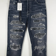 Amiri Bandana Thrasher Jeans