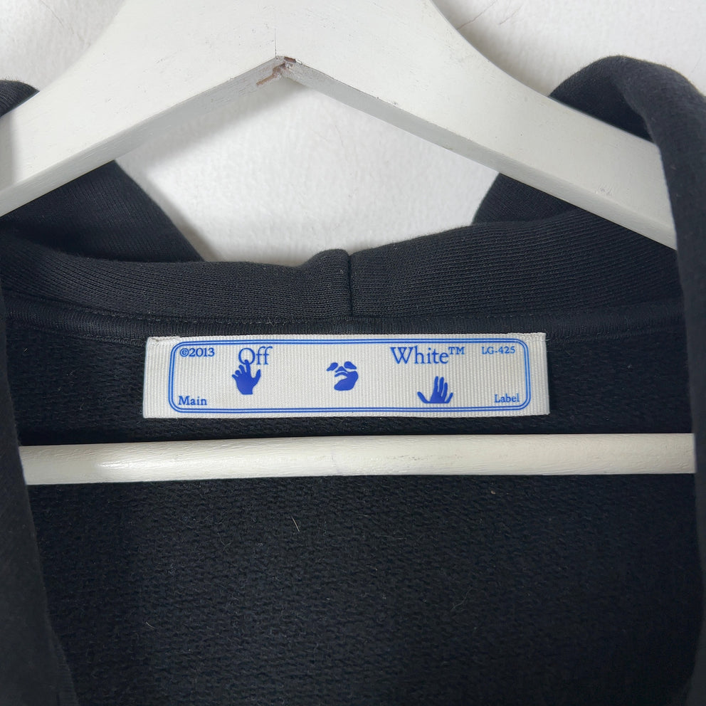 Off-White 'Marker' Arrow Zip-Up Hoodie
