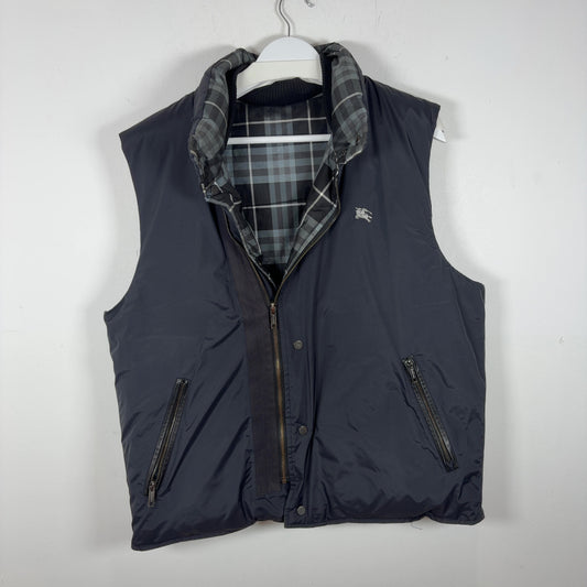 Burberry Equestrian Logo Puffer Vest