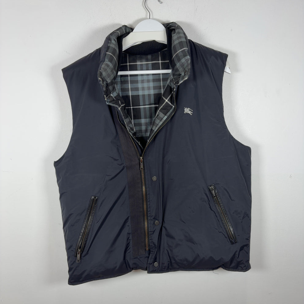 Burberry Equestrian Logo Puffer Vest