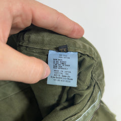 Kapital Green Cargo Pocket Canvas Cargo Pants
