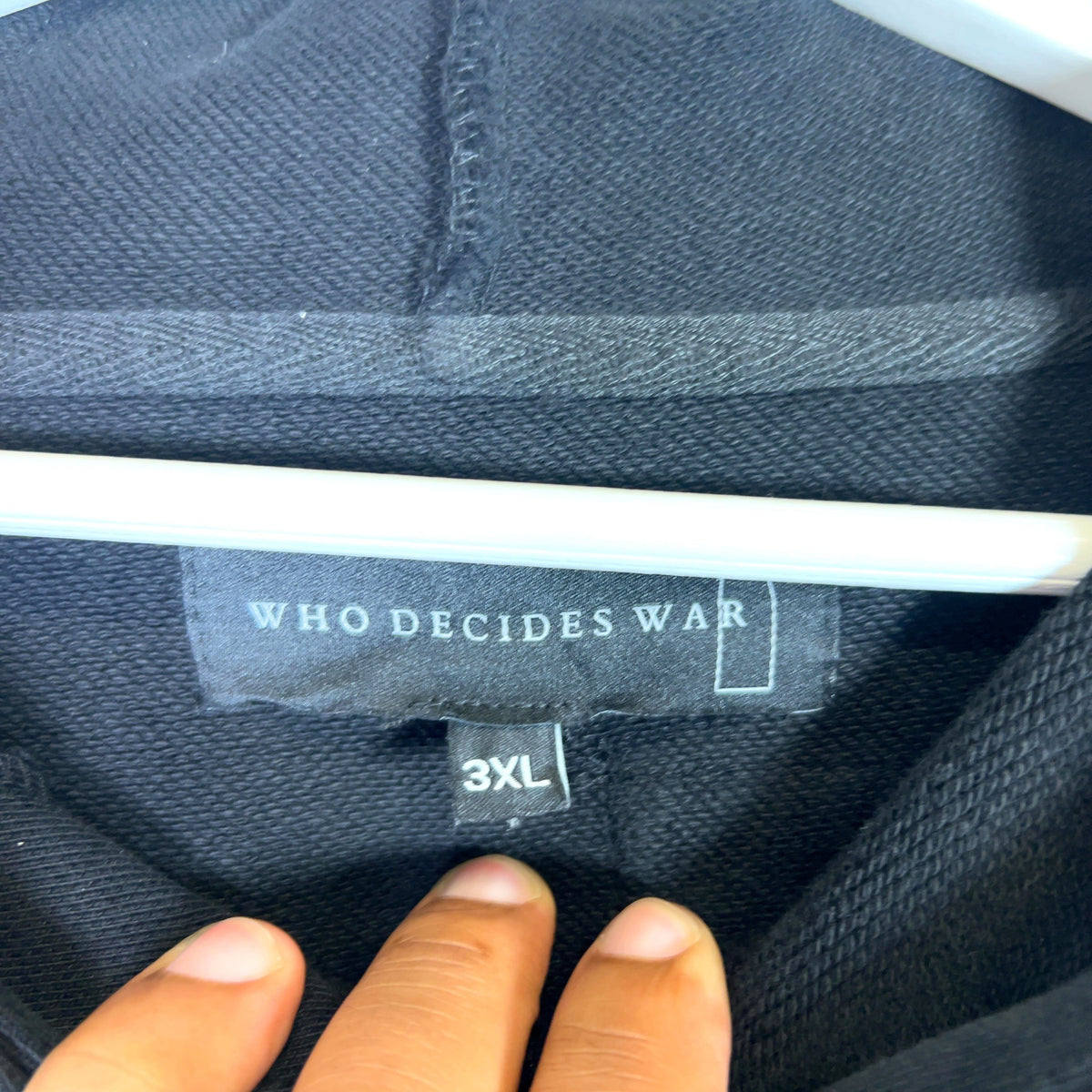Who Decides War WDW Overlay Hoodie