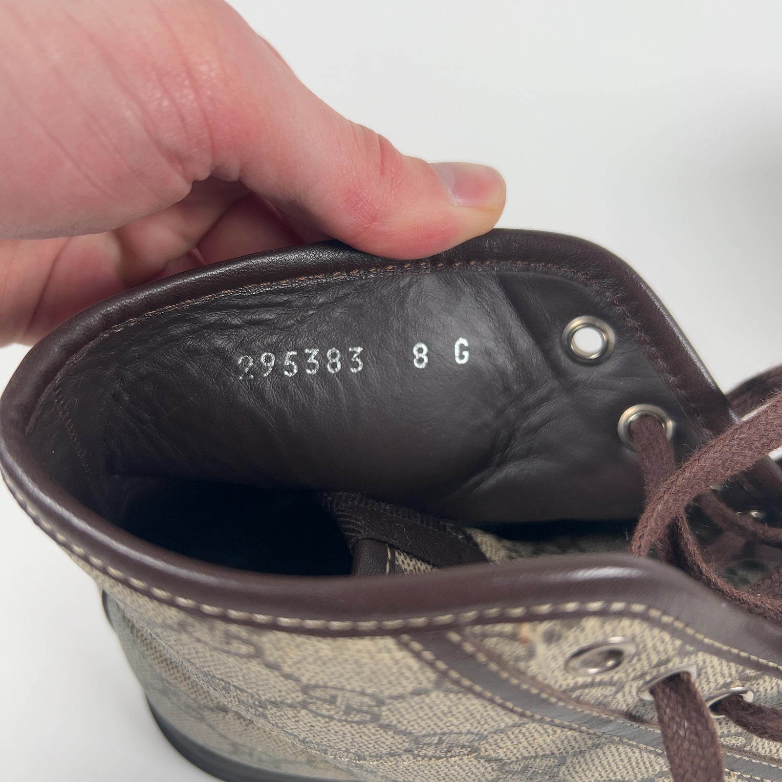 Gucci GG Supreme Hightop Sneakers