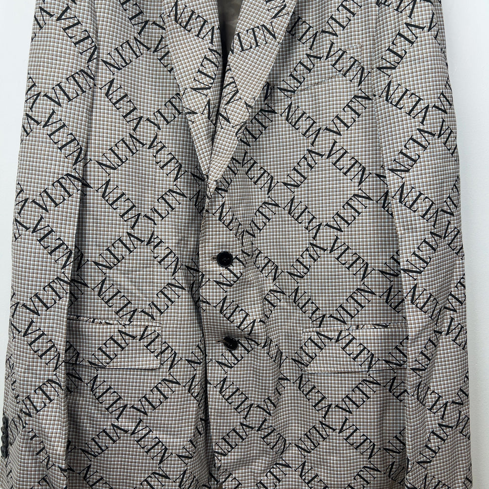 Valentino Wool VLTN Monogram Blazer