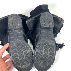 Yasuyuki Ishii SS10 Foldable Leather Patchwork Boots