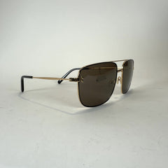Stella McCartney Rectangle Aviator Gold Wire Frame Sunglasses