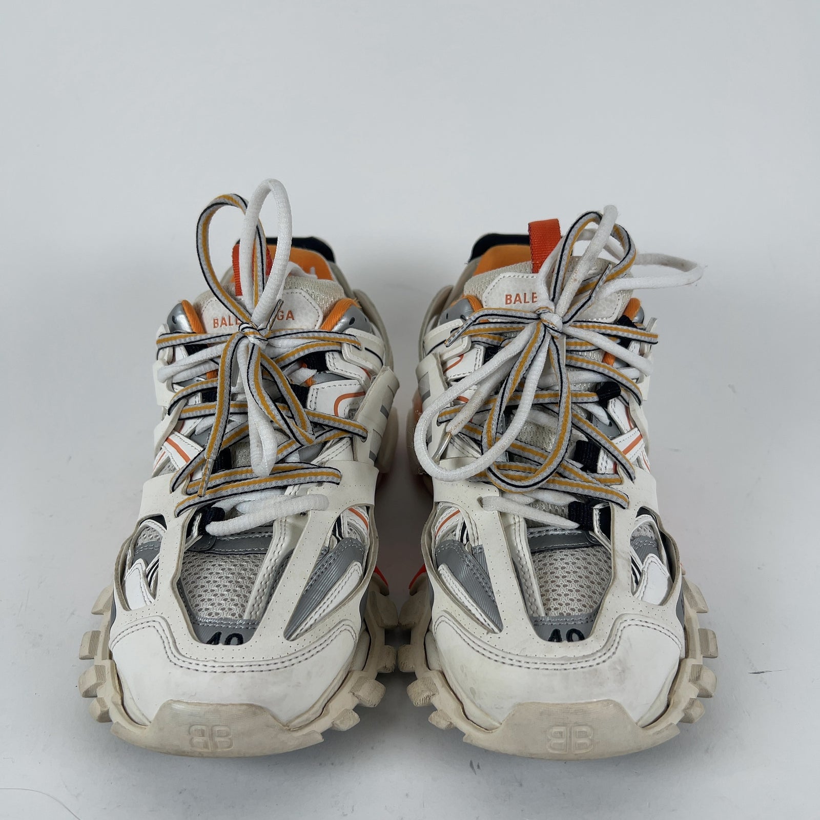 Balenciaga Track Orange/White Low-Top Sneaker