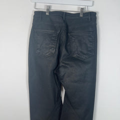 Rick Owens DRKSHDW Waxed 'Bias' Bootcut Jeans