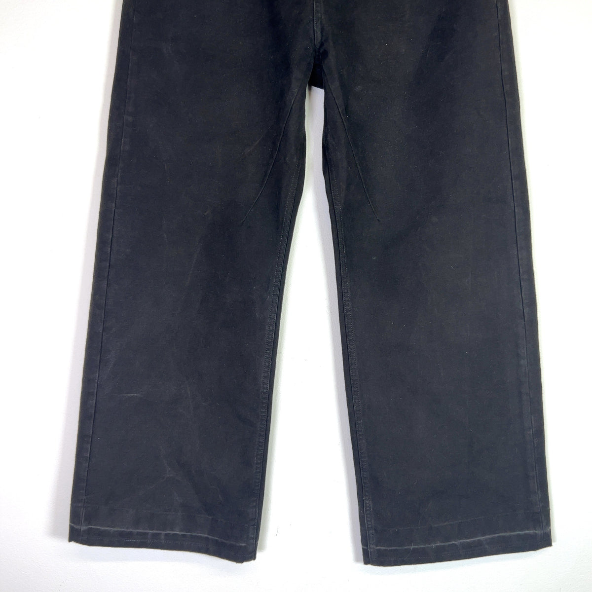 Rick Owens FW23 Moleskin Geth Wide-Cut Jeans