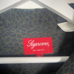 Supreme Silk Leopard Print T-Shirt