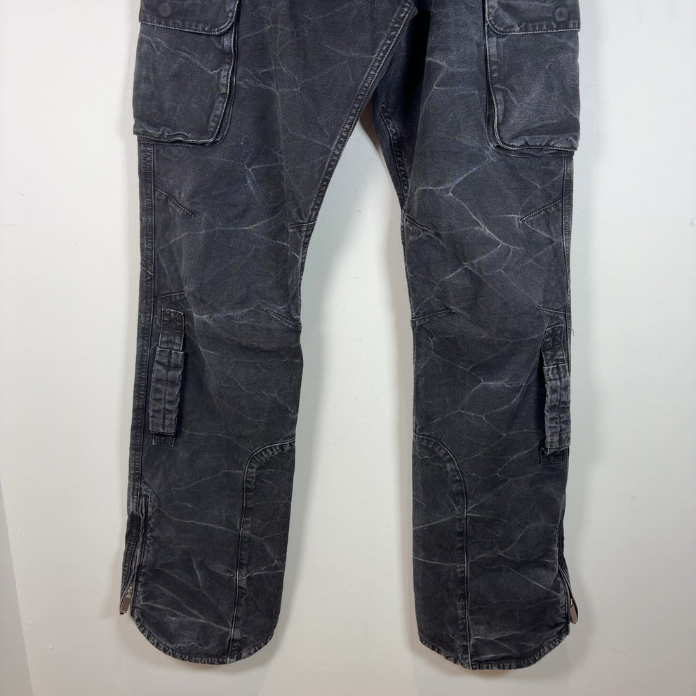 Off-White Cargo Distressed Effect Cargo Pants