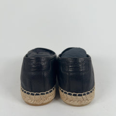 Saint Laurent 'YSL' Stitched Logo Espadrilles
