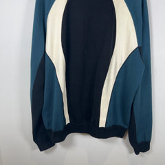 Louis Vuitton Color Block Leather/Knit Track Jacket