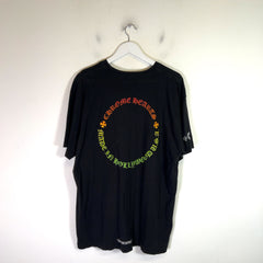 Chrome Hearts Gradient Hollywood Logo T-Shirt