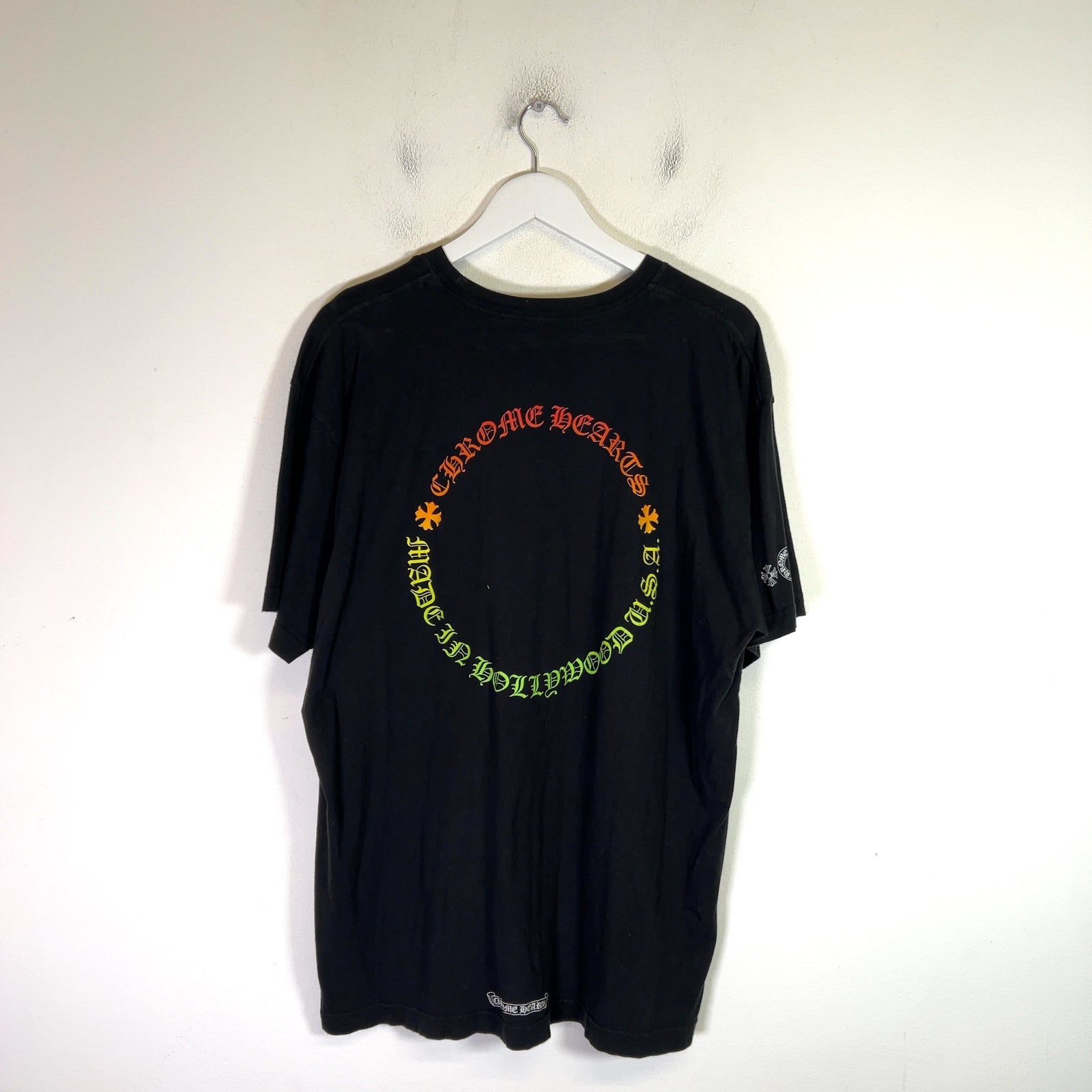 Chrome Hearts Gradient Hollywood Logo T-Shirt