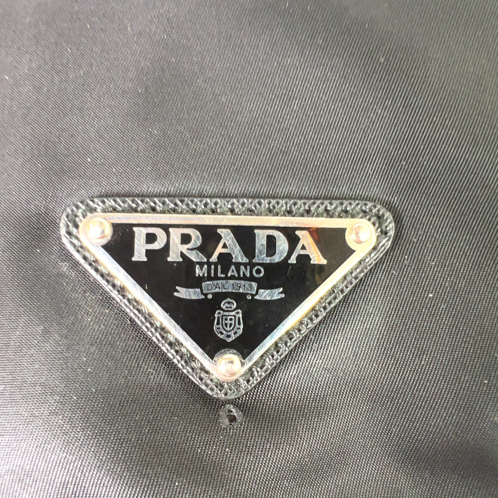 Prada 2018 New Vela Nylon Studded Messenger Bag