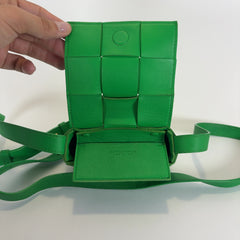 Bottega Veneta Mini Cassette Leather Bag