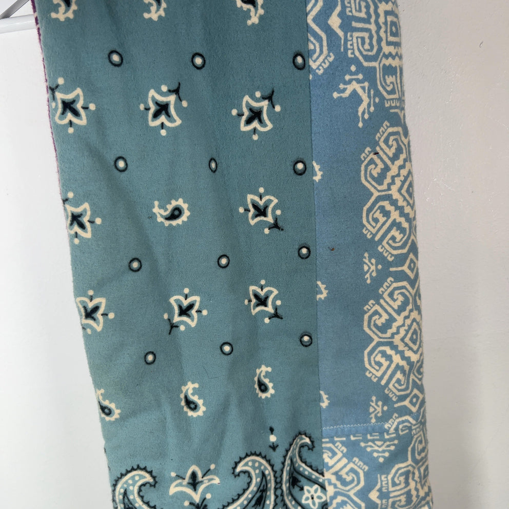 Kapital Flannel Bandana Print Reversible KESA Scarf