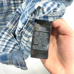 RRL Indigo Patchwork Camp Shirt