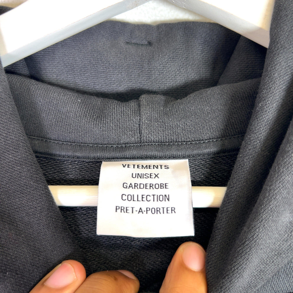 Vetements J'Adore Hardcore Patchwork Hoodie