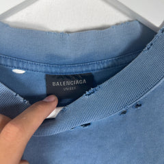 Balenciaga Blue Tape T-Shirt