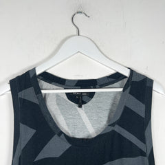 Helmut Lang Geometric Pattern Tank Top