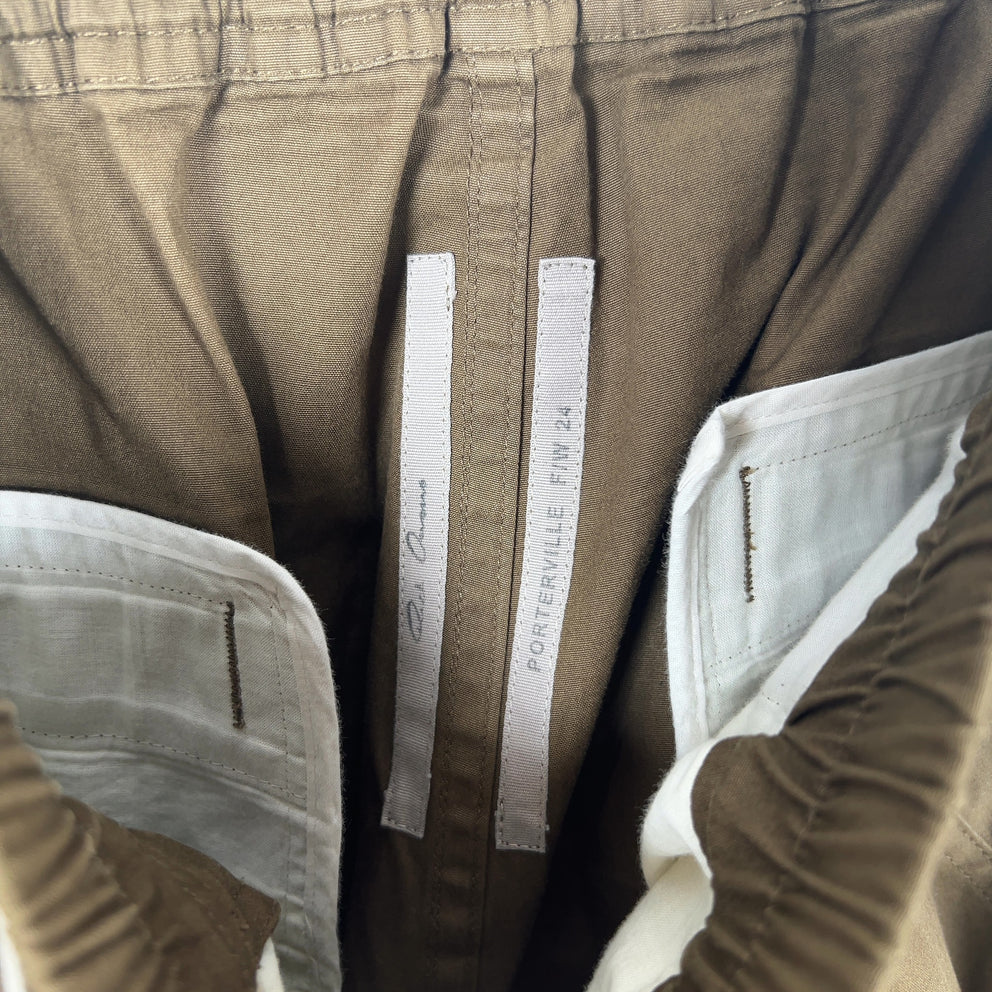 Rick Owens FW24 Porterville 'Bean' Double Bela Cargo Pants