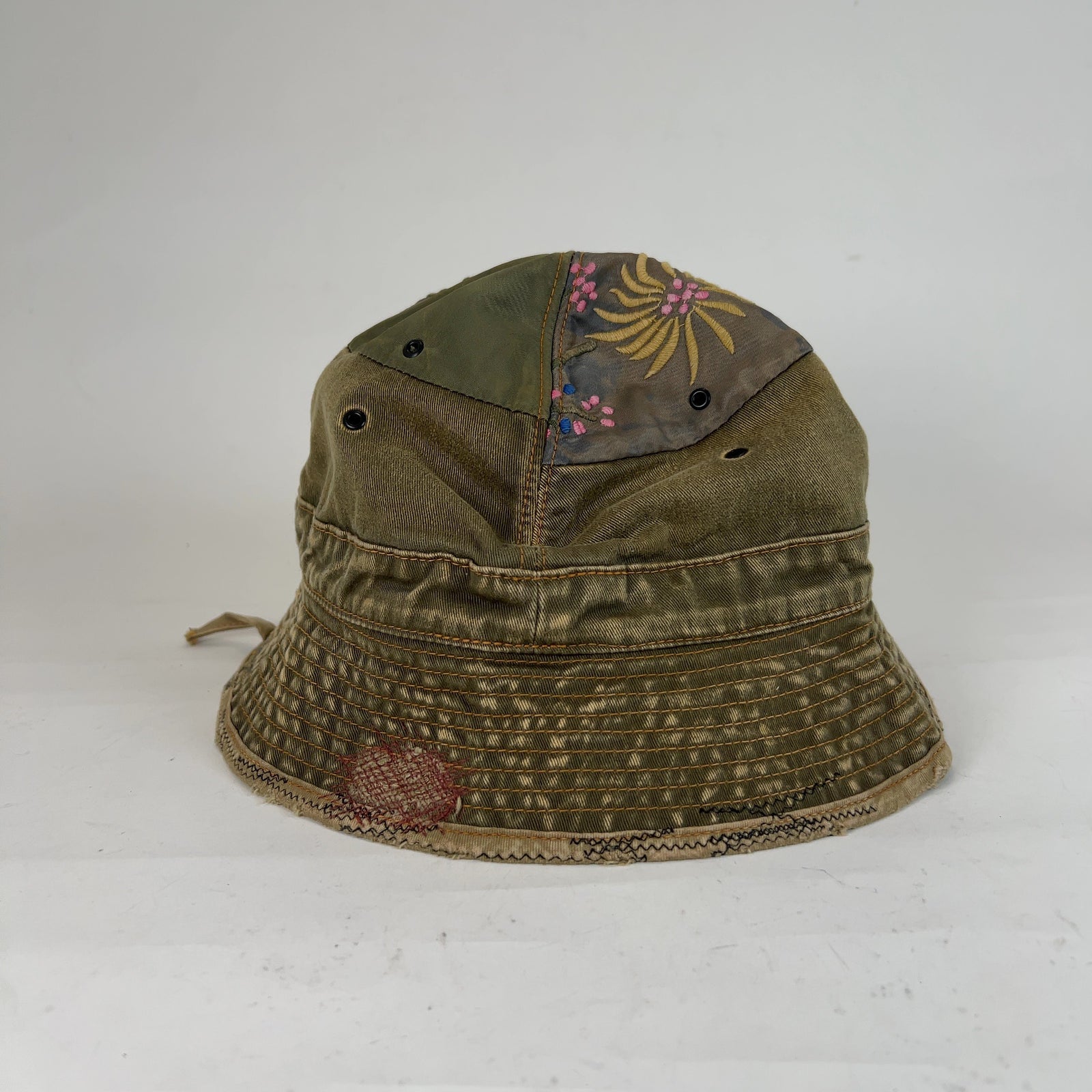 Kapital Patched Repaired 'Old Man and Sea' Bucket Hat