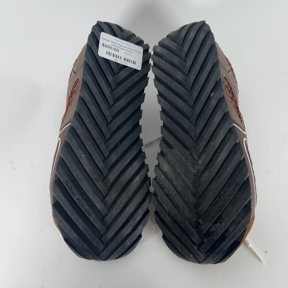 Bottega Veneta Orbit Star Anise Pinecone Lowtop Sneakers Size 42
