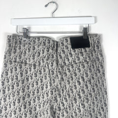 Dior Grey Jacquard Washed Denim Jeans